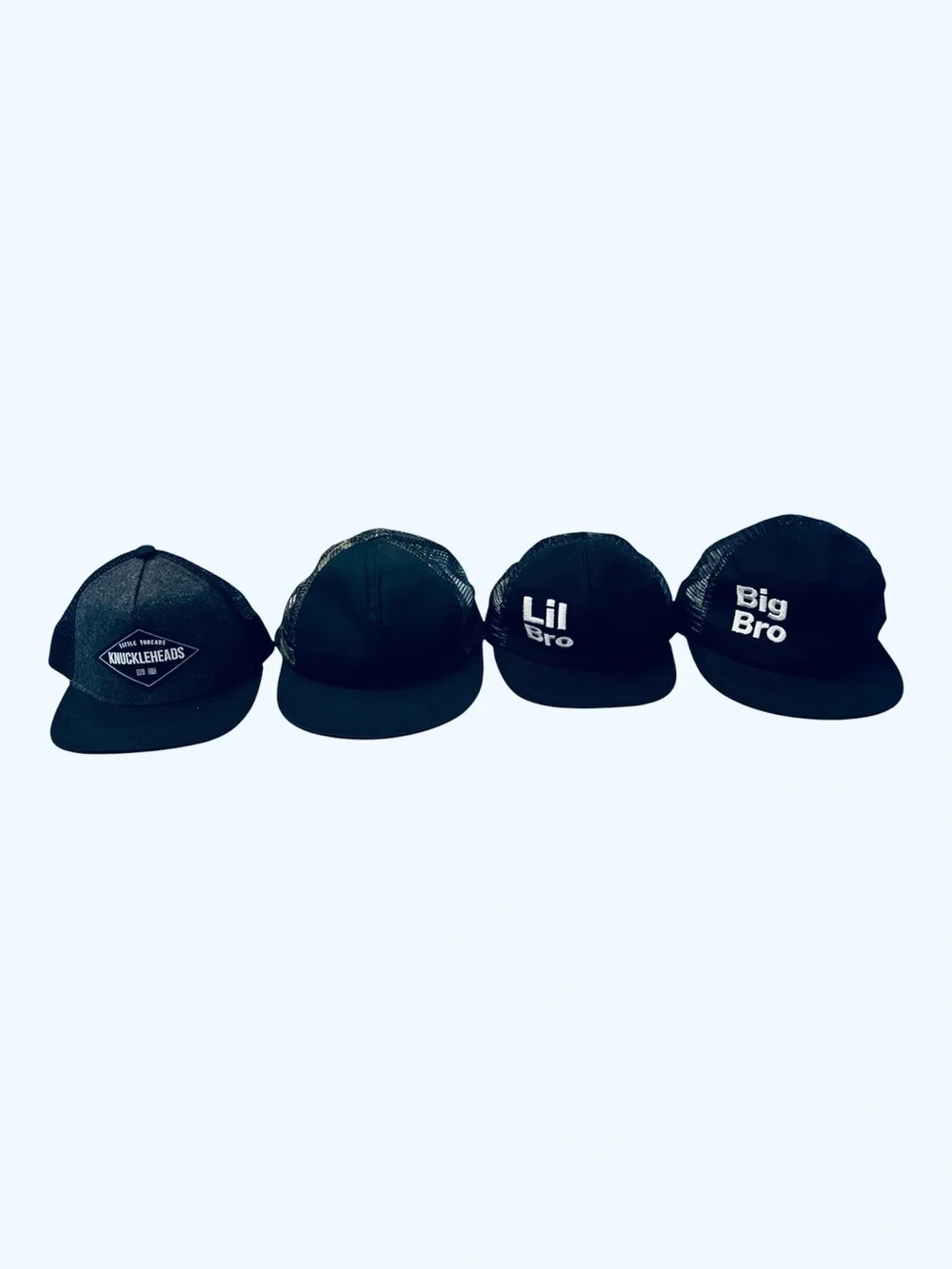 George Hats Lil Bro Big Bro Camo Trucker Hats & Knuckleheads Trucker Hat